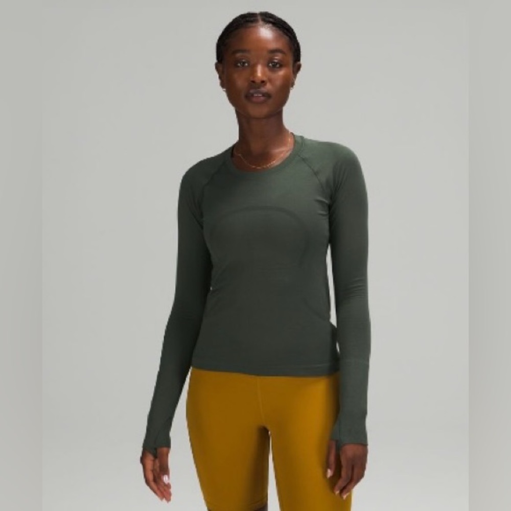 Lululemon Smoked Spruce Swiftly Tech Long Sleeve 2.0 *Race Length